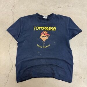 Vintage 2000s Y2K The Offspring Original Prankster Punk T-Shirt Size L | 21x27.5